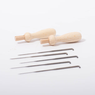 Set of 5 Felting Needles with Two Handles | ©️ Conscious Craft