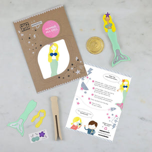 Make A Mermaid Peg Doll Kit | Conscious Craft