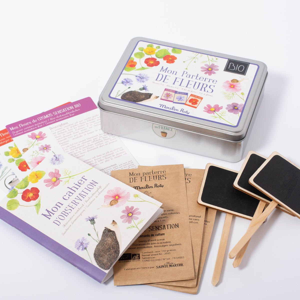 Moulin Roty Organic Flower Kit Conscious Craft