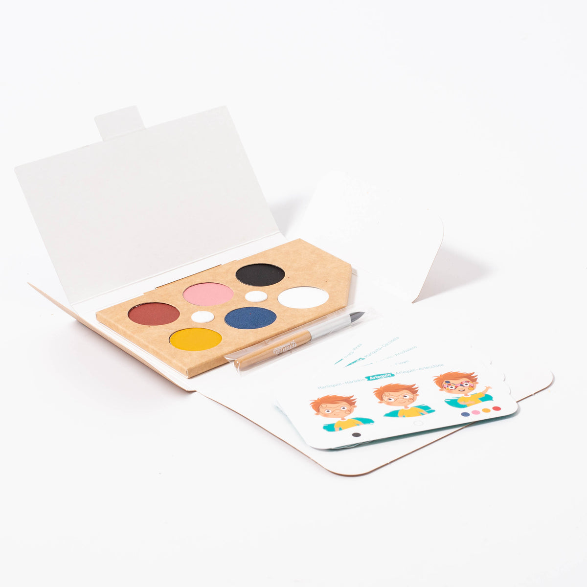 Kids Face Painting Kit - Namaki Clown & Harlequin Face Painting