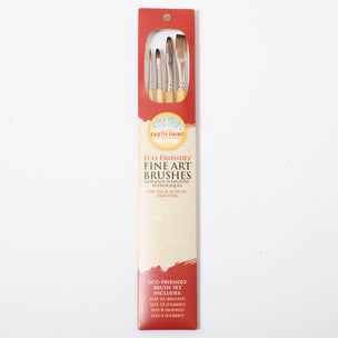 Natural Earth Eco-friendly Fine Art Brush Set of 4 | Conscious Craft