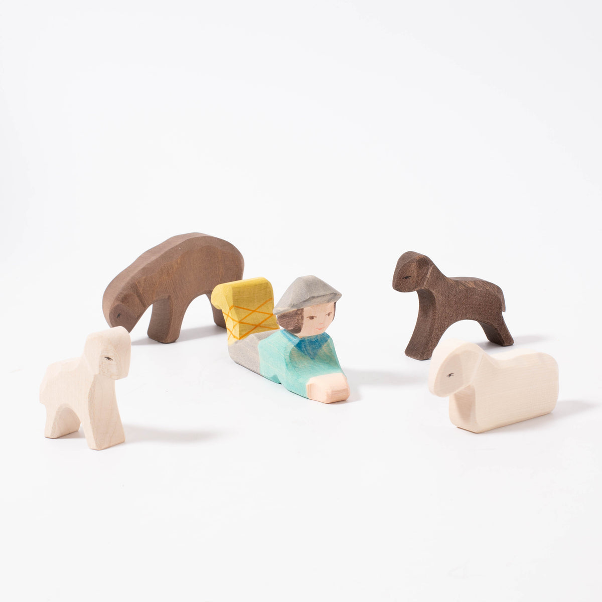 Ostheimer Shepherd Lying Nativity Collection | Conscious Craft