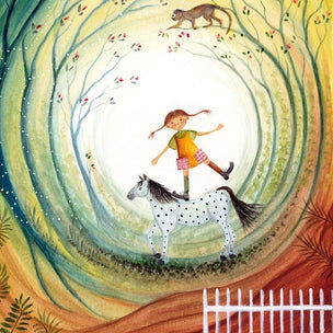 Bijdehansje Postcard Pippi | Conscious Craft