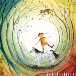 Bijdehansje Postcard Pippi | Conscious Craft