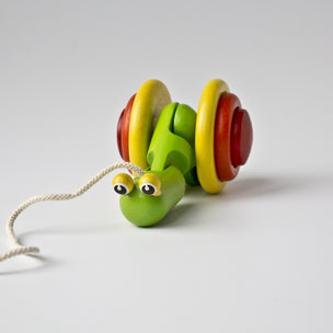 Plan Toys Pull-Along Wooden Snail | © Conscious Craft