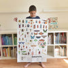 Insects Sticker Activity Poster