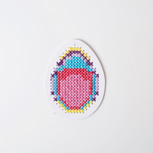 Easter Embroidery Board | Cross stitch Egg | Conscious Craft