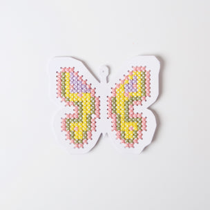 Easter Embroidery Board | Cross stitch Butterfly | Conscious Craft