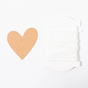 Heart Tag | Natural | Conscious Craft