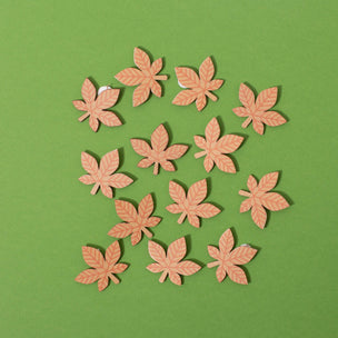 Wooden Leaf Stickers | © Conscious Craft