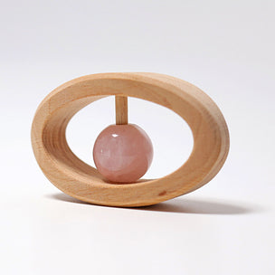 Grimm's Rattle Rose Quartz | Conscious Craft