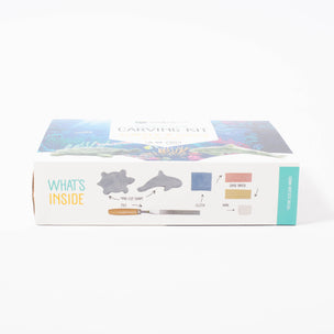 Studiostone Creative Carving Kit | Turtle and Orca | © Conscious Craft