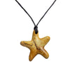 image example of a completed sea star pendant