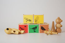 Collection of 5 hand crafted Bird Calls from Quelle eat Belle | Conscious Craft