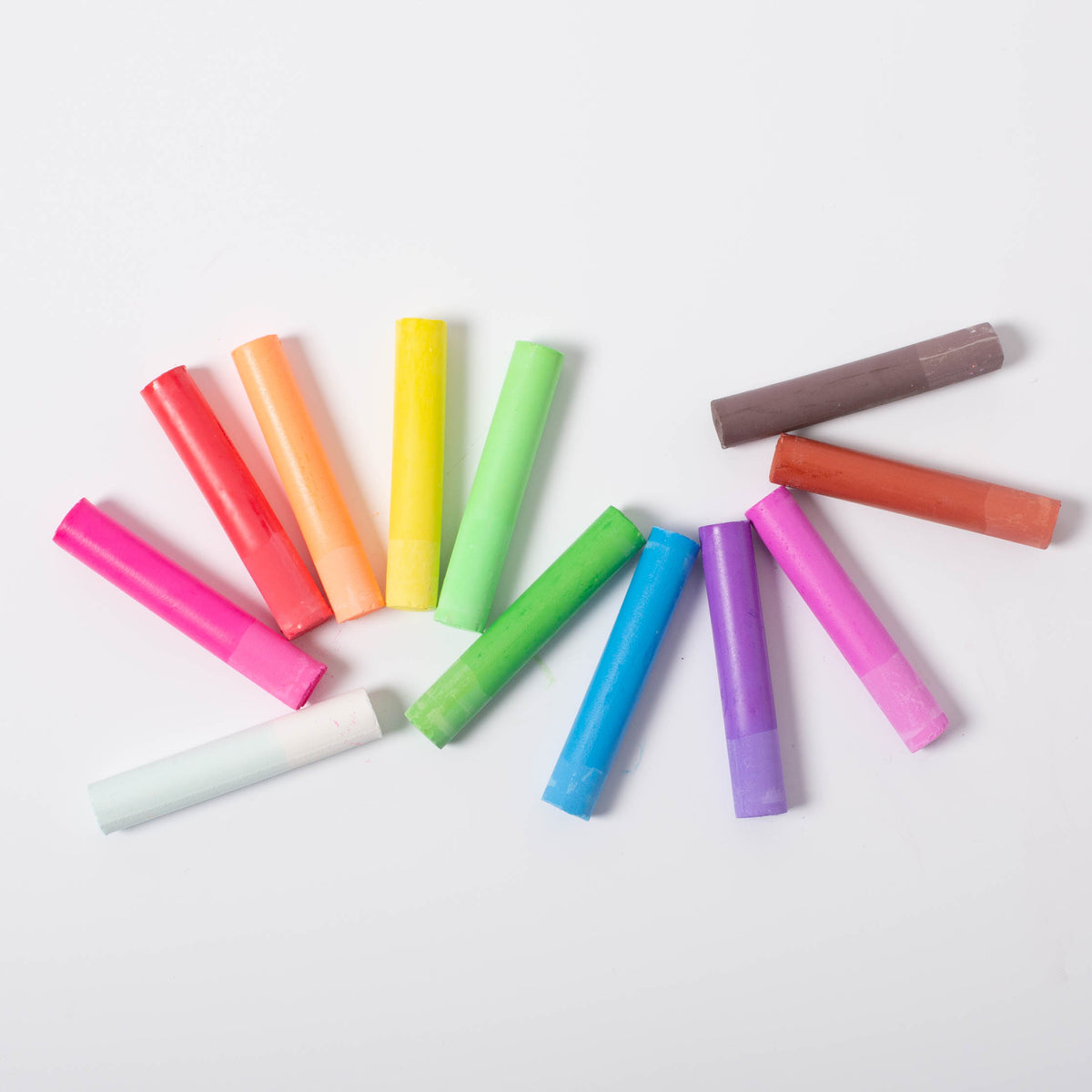 Chalks Coloured And White With Wiper - Clark Craft Products