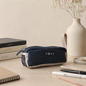 Pencil Case - Recycled Ocean Plastic - Navy Blue