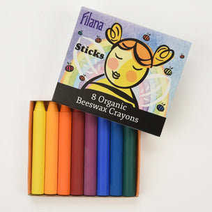 Filana Organic Beeswax Crayons Classic Colours | Conscious Craft