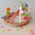 Grimm's Neon Pink school cone decorative figure | Conscious Craft