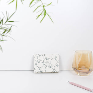 Organic Apple Paper Sticky Notes Pad – Green – Orchard
