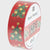 Roll of decorative tape with Christmas tree design on a red background