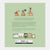 Book back cover with illustrations of Wildwood elves and text on a green background