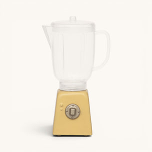 Maileg Blender with a beige base and white pitcher on a white background