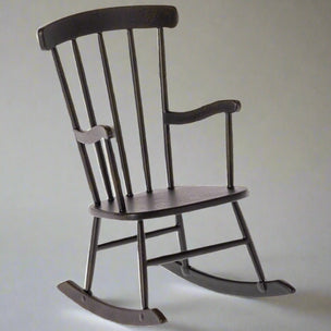 Maileg Mouse Rocking Chair Anthracite | Conscious Craft