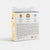 Product packaging with branding and text on a white background