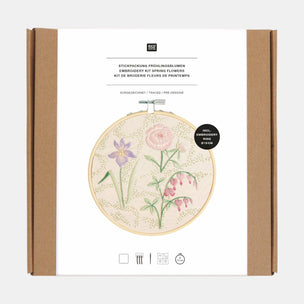 Embroidery Kit, spring flowers