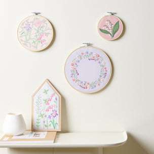 Embroidery Kit, spring flowers