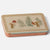 A rectangular Maileg metal box with rounded corners, decorated with a vintage-style illustration of two mice among pine trees and a red mushroom. The lid reads 'LIMITED EDITION.