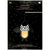 Rico Kids Laterne Laterne bat lantern craft kit in its original black packaging, featuring a bat lantern illustration with a black and white chevron pattern and a glowing yellow-orange light inside, set against a starry night sky background.