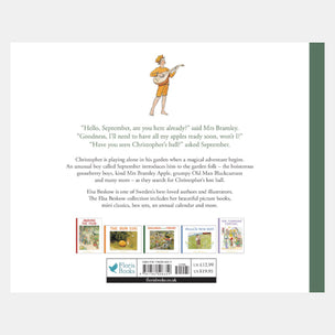 Bookback with text and illustrations on a white background