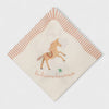 Maileg Napkin with unicorn illustration and text on a white background