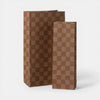 Gift Bag Checker Medium | Rose/Ocher