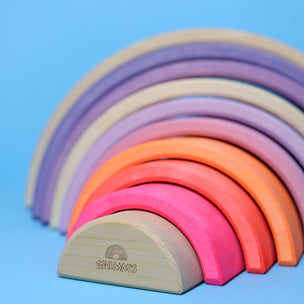 Grimm's 10 Piece Rainbow | Neon Pink Conscious Craft