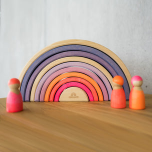 Grimm's 10 Piece Rainbow | Neon Pink Conscious Craft