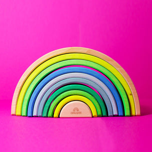 10 Piece Rainbow | Neon Green