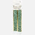 Pack of three green patterned paper chains with gold trim, sealed in a clear plastic retail package against a light gray background.