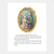 Vintage-style illustration of a couple in a gold frame with text below on a white background