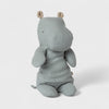 Safari Friends | Medium Hippo Blue Grey