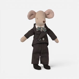 Maileg Dad mouse dressed in wedding suite