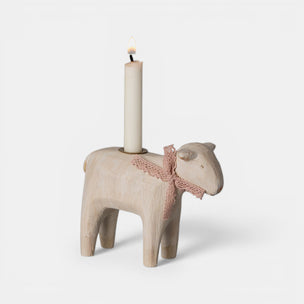 Candle Holder, Lamb | Rose