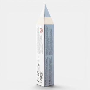 Product packaging with text and symbols on a white background