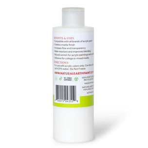 Natural Matte Medium from Natural Earth Paint in 237ml bottle