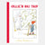 Book cover of 'Ollie's Ski Trip' featuring a snowy scene with a child and an elderly person on skis.