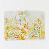 Sarah's Silkes Peter Rabbt Illustration of animals at a picnic on a white background