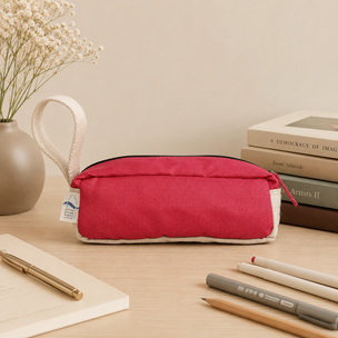 Pencil Case - Recycled Ocean Plastic - Raspberry Pink