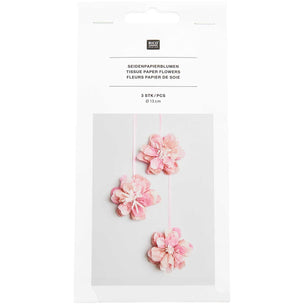 Tissue Paper Flower Set | Wild Rose 13cm