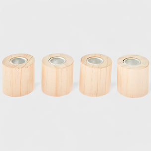 Mini Wooden Candle Holder | Cylinder